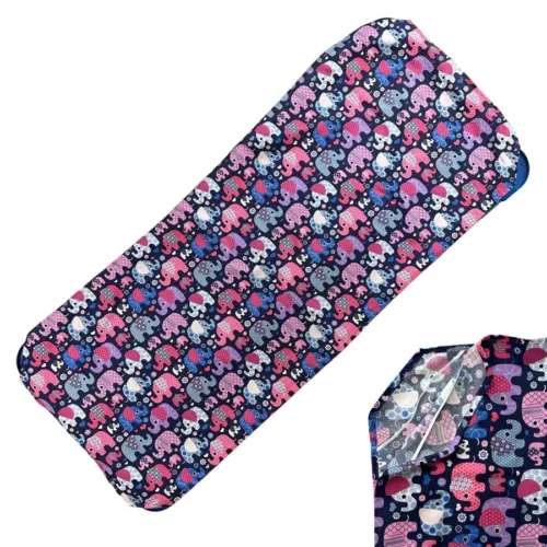sabana bajera elefantes para colchoneta infantil de medidas aproximadas 130 cm x 60 cm