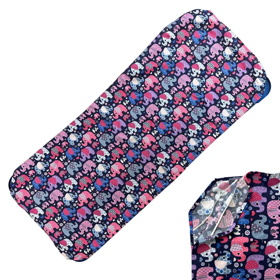 sabana bajera elefantes para colchoneta infantil de medidas aproximadas 130 cm x 60 cm