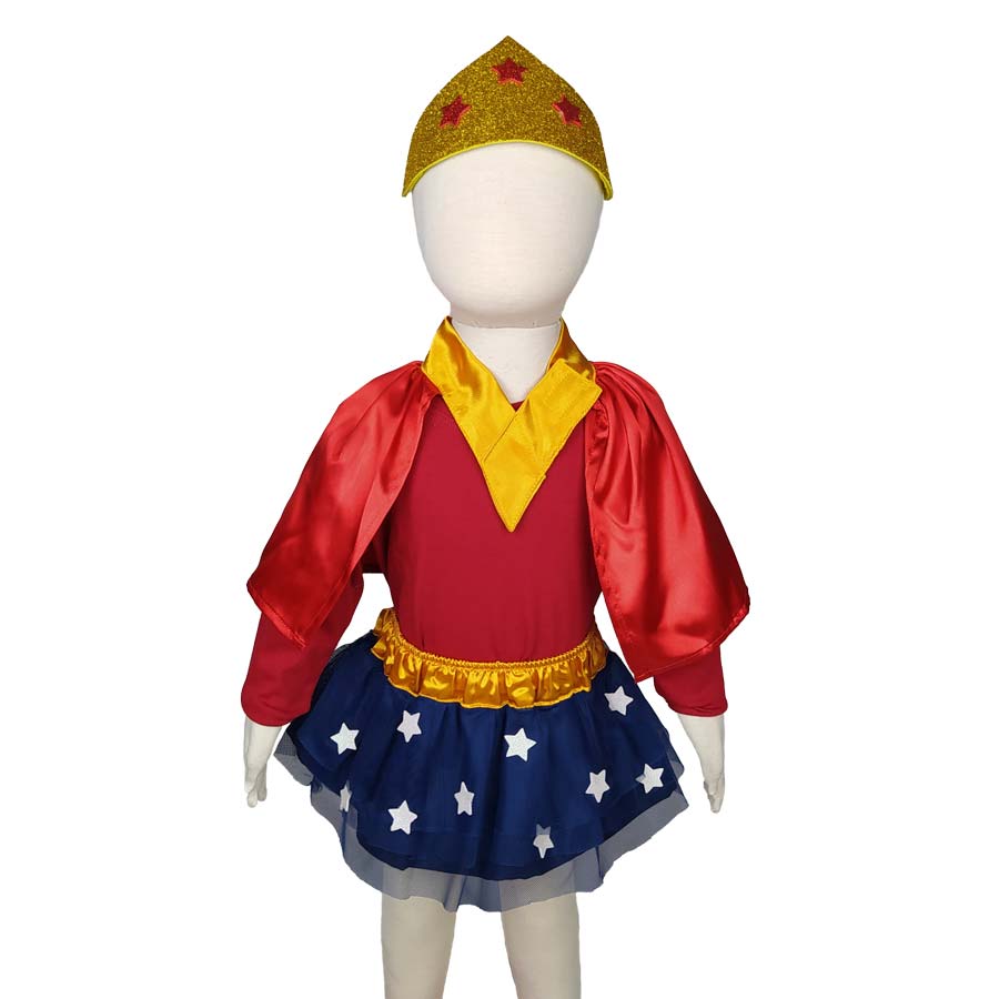 Disfraz Mujer Maravilla con pollera de tul  Diy superhero costume, Wonder  woman costume diy, Wonder woman costume