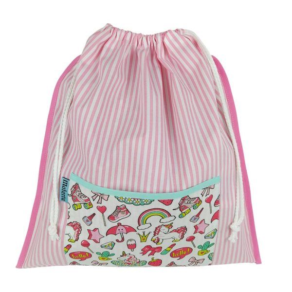 Bolsa de muda con estampado de unicornio