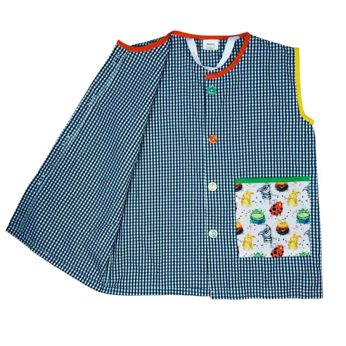 Bata verano botones monstruos