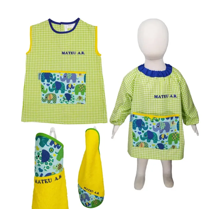 Conjunto escolar elefantes