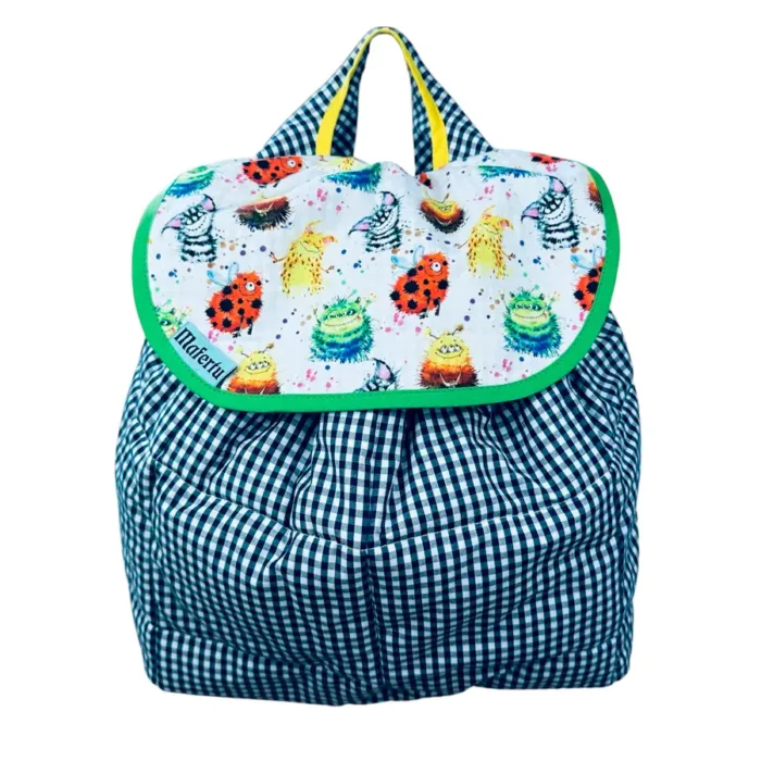 Mochila preescolar monstruos
