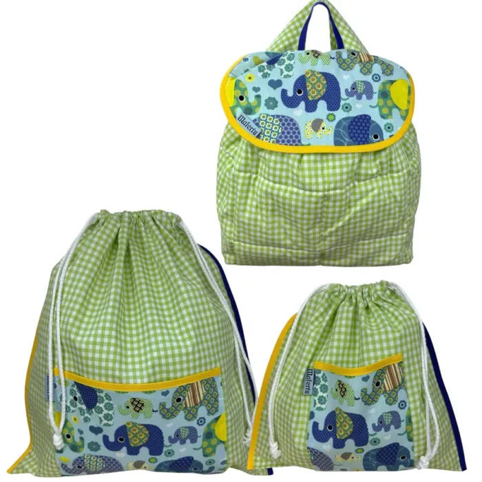 Conjunto escolar elefantes