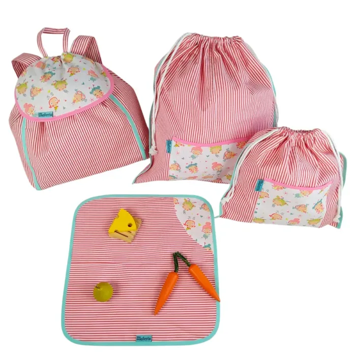 Pack escolar infantil hadas