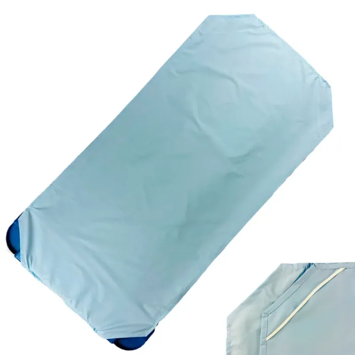 Sábana bajera tumbona azul celeste