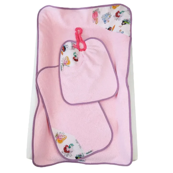 conjunto toallas guardería princesas